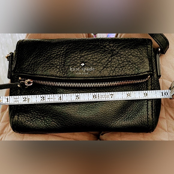 🎁 ONE DAY ONLY $$ 🎁 Kate Spade Black Pebbled Leather Bag - Picture 6 of 8